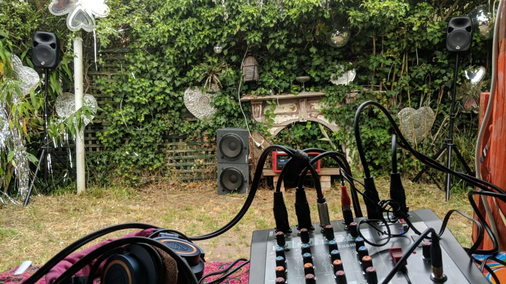 system deployed for a party